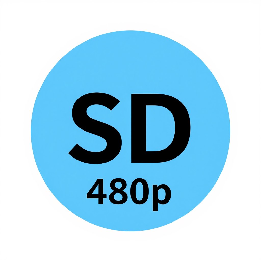 أيقونة جودة SD