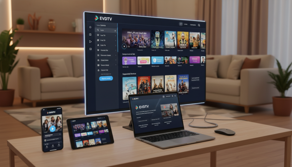 الأجهزة المدعومة لتشغيل تطبيق EVDTV في السعودية