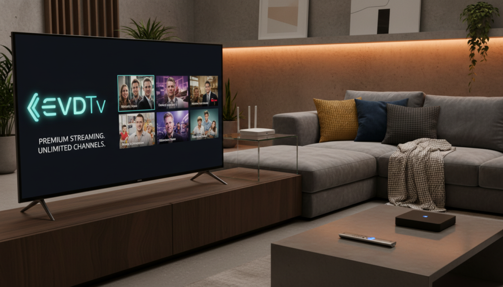 جودة البث ودعم القنوات في اشتراك evdtv