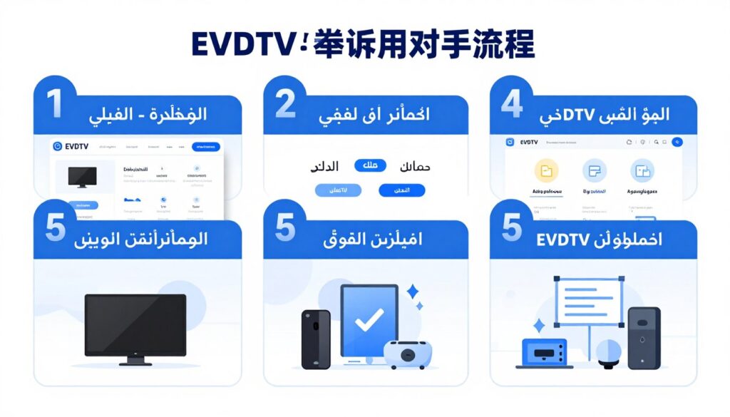 خطوات الاشتراك في EVDTV من البداية حتى النهاية
