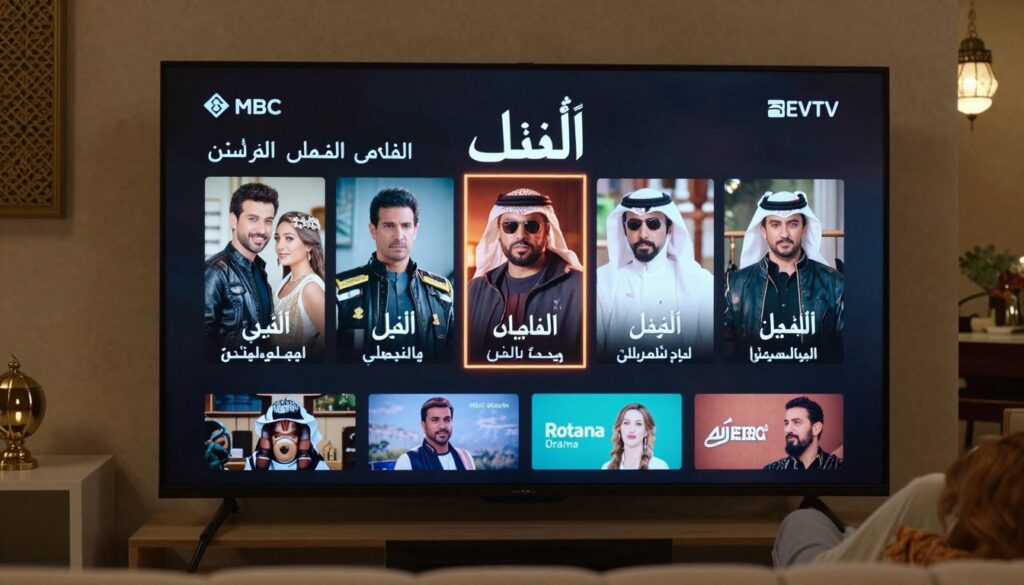 شاشة عرض قنوات المسلسلات والدراما على EVDTV