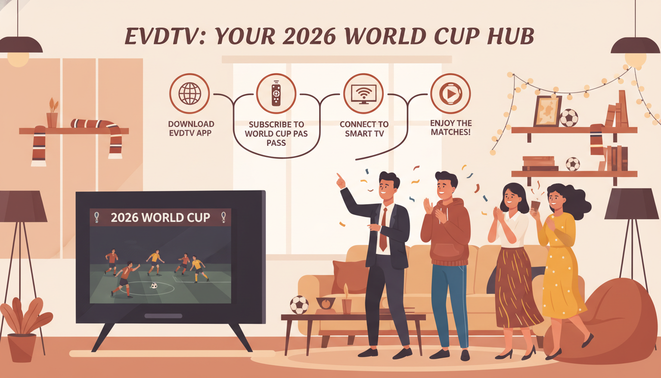 مشاهدة كأس العالم مع EVDTV 2026